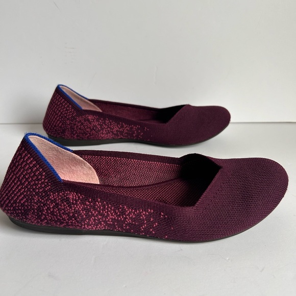 Rothy’s The Flat Retired Fig python Pink Purple ombré slip on round toe size 6.5 - Picture 5 of 12